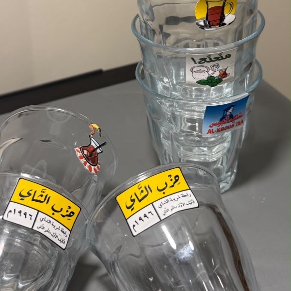 أكواب شاي العدد 6 