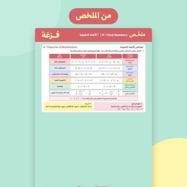 الباقة الشاملة  – مقدمة في الرياضيات (جامعة تبوك) | جزئية الميد