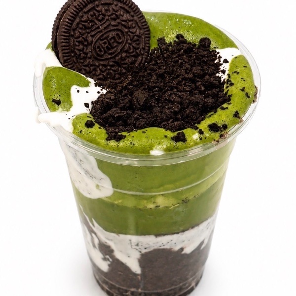 AJ Oreo matcha (with extra oreo)