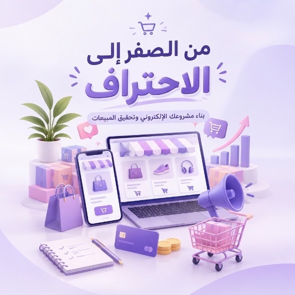  التجارة الإلكترونية من الصفر إلى الاحتراف