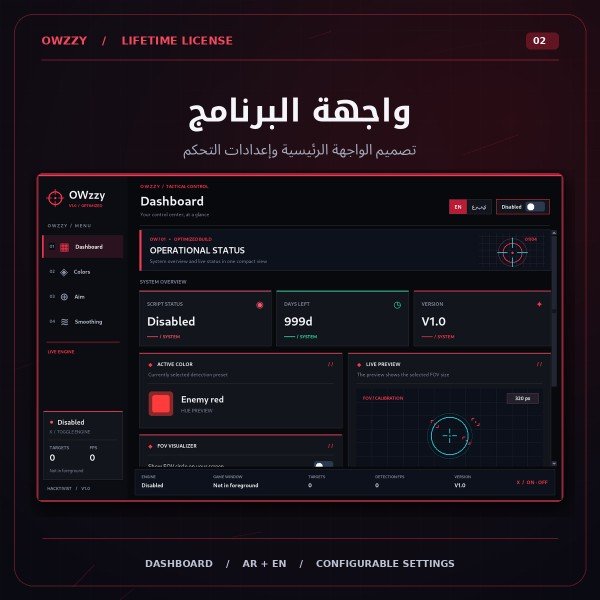 OWzzy — ترخيص مدى الحياة لجهاز واحد
